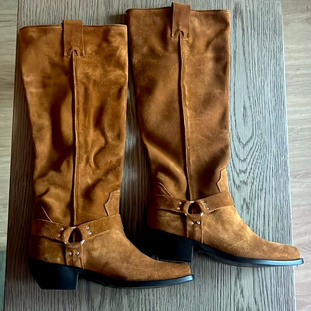 Free People Lockart Harness Boot - Cognac - 37 - 7 - Picture 6 of 17